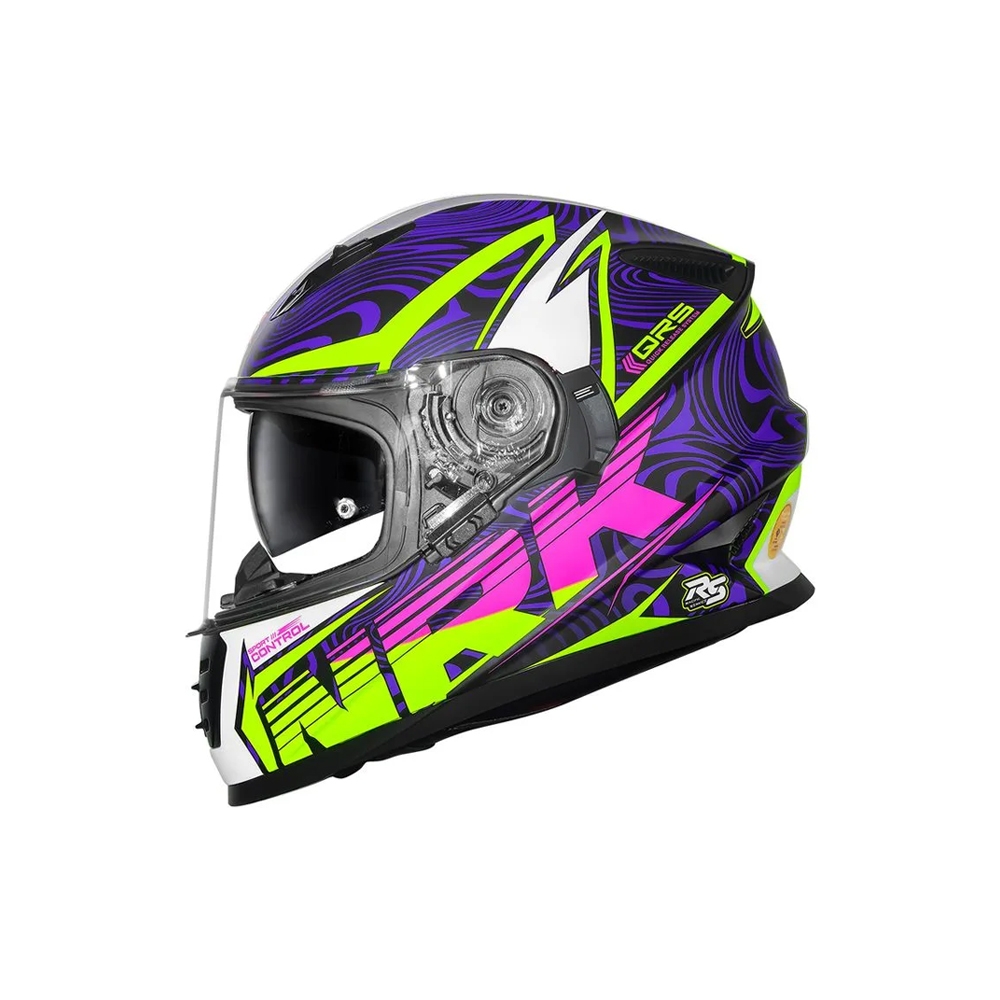 Capacete Norisk FF302 Soul II Control Preto Fosco Rosa
