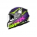 Capacete Norisk FF302 Soul II Control Preto Fosco Rosa