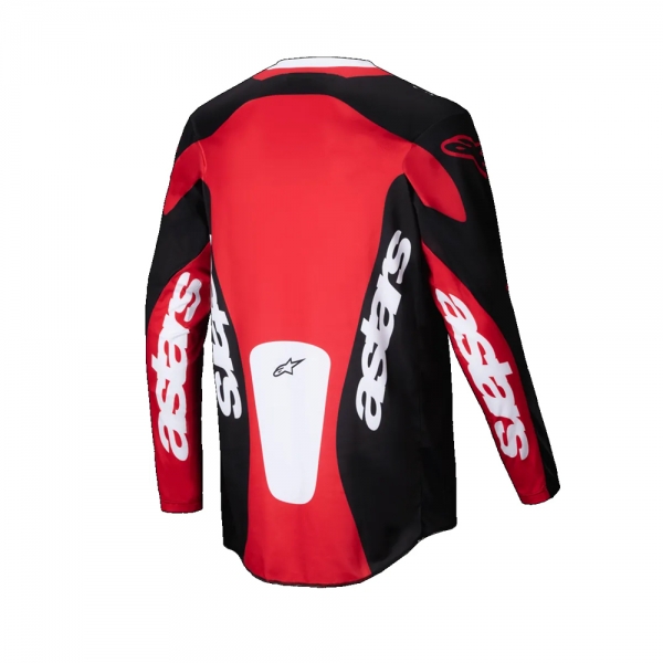 Camisa Alpinestars Racer Veil Preto Vermelho Fluor