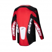Camisa Alpinestars Racer Veil Preto Vermelho Fluor