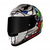 Capacete LS2 FF358 - Alex Barros Cinza