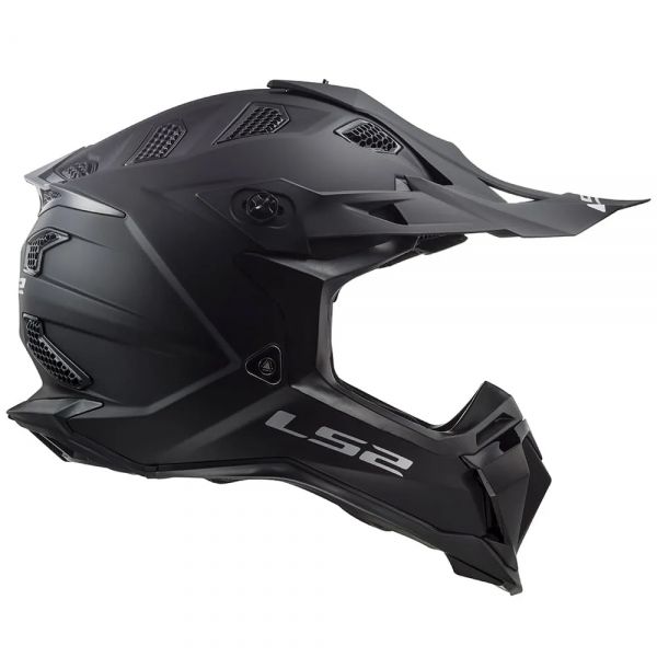 Capacete LS2 MX470 Subverter Monocolor Preto Fosco