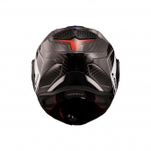 Capacete LS2 Articulado Advant X Carbon - Future Branco Azul Vermelho