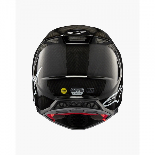 Capacete Alpinestars SM10 Solid Preto Gloss Carbon