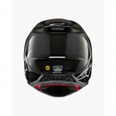 Capacete Alpinestars SM10 Solid Preto Gloss Carbon