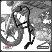 Protetor Motor e Carenagem + Pedaleira Fazer 150 14+ Factor 150 16+