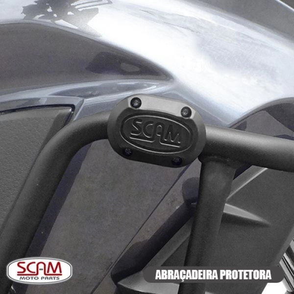 Protetor de Motor e Carenagem com Pedaleira Scam Tiger 800 2012+