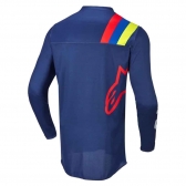 Camisa Alpinestars Racer Braap 2022 - Azul Escuro