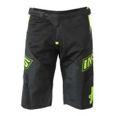 Bermuda IMS Downhill com Bolso - Preto/Amarelo Fluo