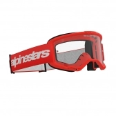 Óculos Alpinestars Vision 3 Wordmark Lente Clear - Vermelho