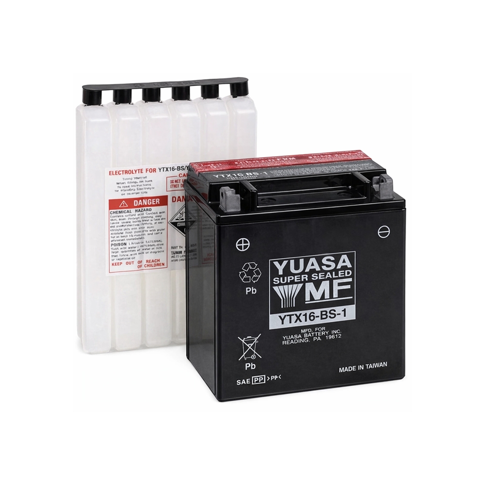 BATERIA YTX16-BS TRIUMPH TIGER800/ MARAUDER 1600 - YUASA
