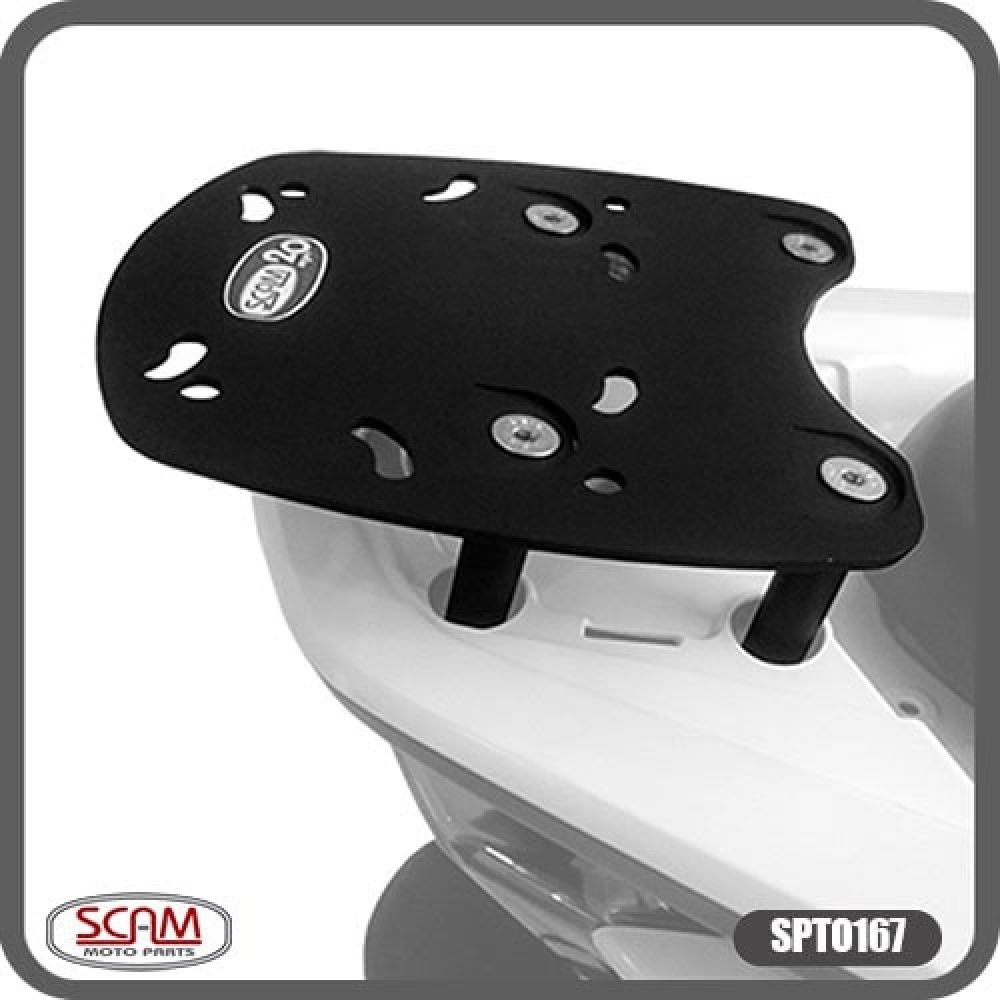Suporte de Bau Superior Bagageiro Scam Carbono PCX 150 2013+