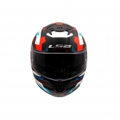 Capacete LS2 FF808 Stream II Mika - Branco Preto Vermelho