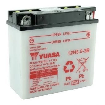 Bateria Yuasa Y12N5.5-3B Rd Rdz Ybr Agrale