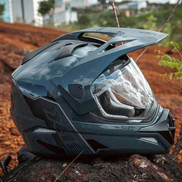 Capacete X11 Crossover Adventure - Solides