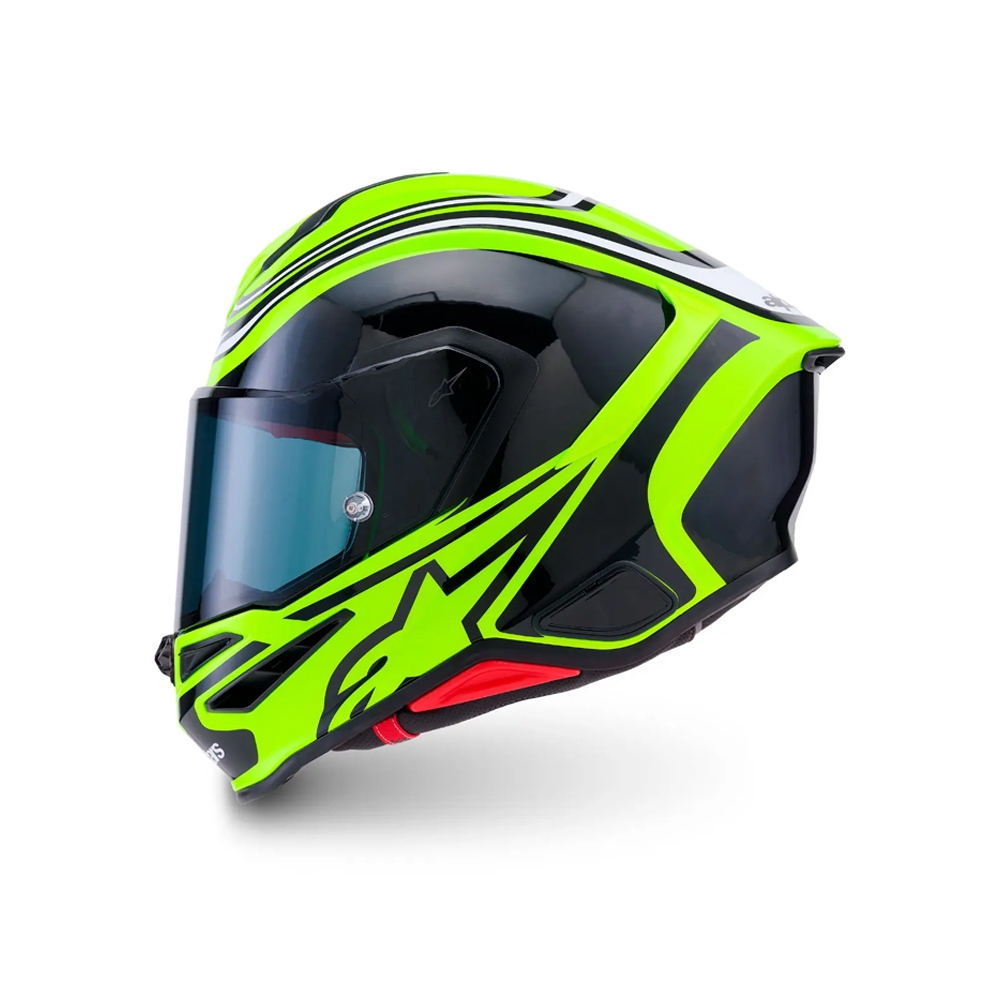 Capacete Alpinestars Sr7 Zeal Amarelo Preto Fluo