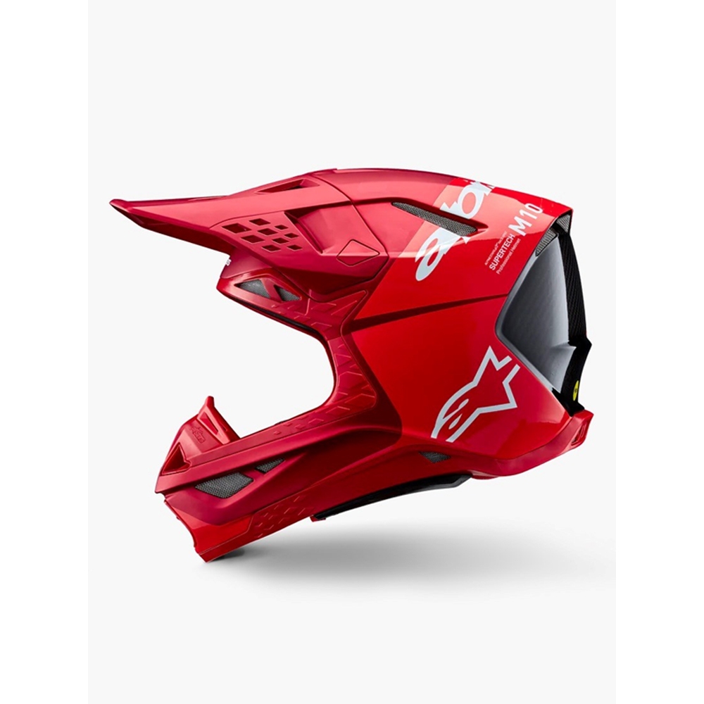 Capacete Alpinestars SM10 Flood Vermelho Fluo
