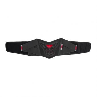 Cinta Abdominal Fly Barricade Preto Vermelho
