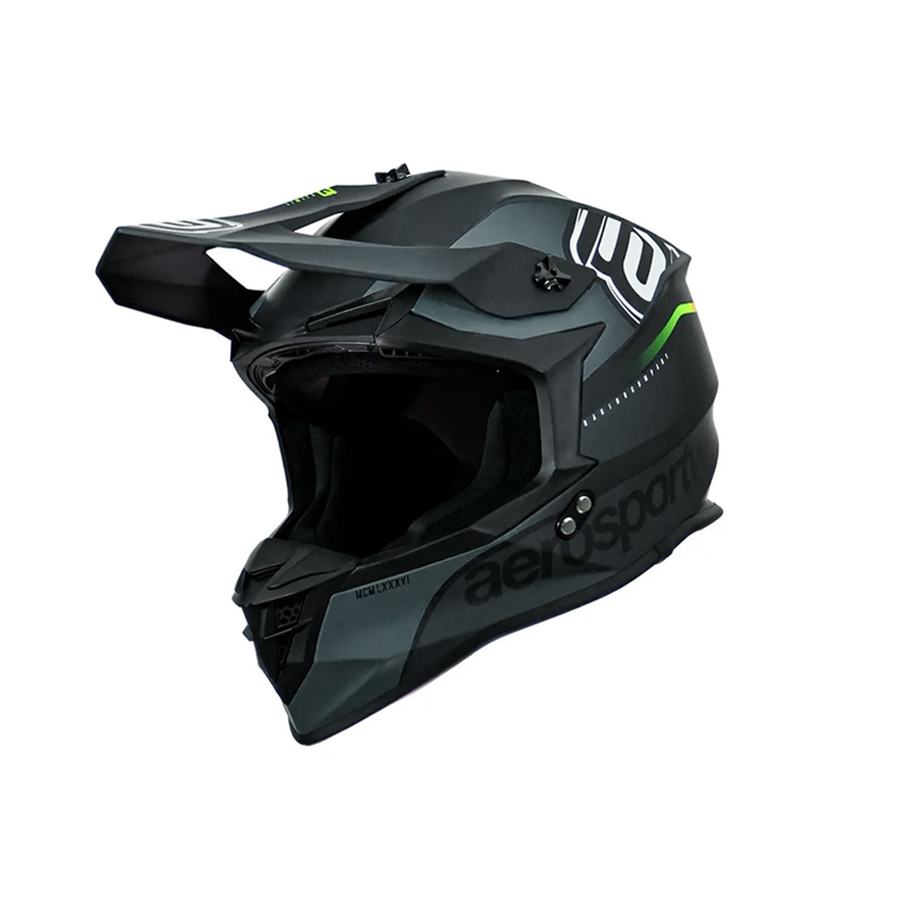 Capacete ASW R3 - Essence Preto Cinza