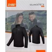 Camisa X11 Climate 3 Segunda Pele Inverno Preto