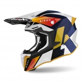 Capacete Airoh Twist 2.0 - Lift Branco Dourado