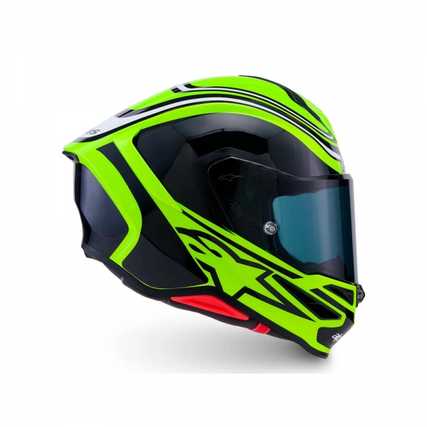 Capacete Alpinestars Sr7 Zeal Amarelo Preto Fluo
