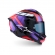 Capacete Alpinestars Sr7 Lumen Preto Roxo Vermelho