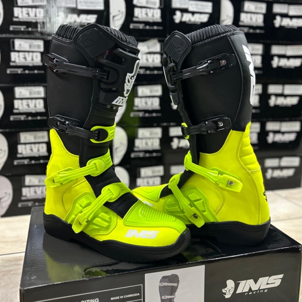 Bota IMS Revolution 2025 - Preto Amarelo Fluo