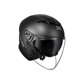 Capacete Norisk City Aberto - Monocolor Preto Fosco