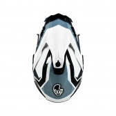 Capacete IMS Revo Edge Trilha Motocross - Branco Preto Cinza