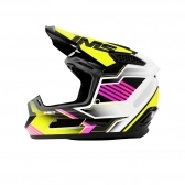 Capacete IMS One Vision Pro - Fluor Branco Rosa