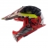 Capacete LS2 MX437 - Crusher Preto/Vermelho