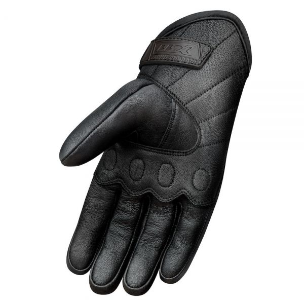 Luva X11 Route 2 Cano Curto Couro com Proteção - Preto