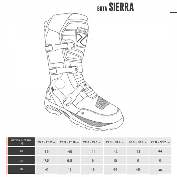 Bota X11 Sierra Couro - Marrom