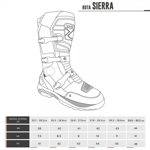 Bota X11 Sierra Couro - Marrom
