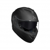 Capacete Norisk Articulado Force II Monocolor Preto Fosco