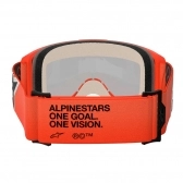 Óculos Alpinestars Vision 5 Corp Lente Espelhada - Laranja