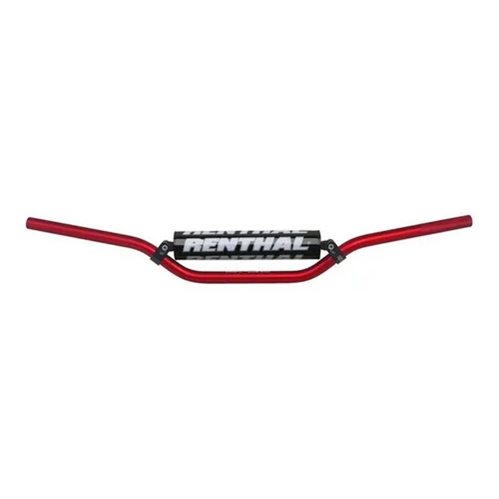 Guidão Renthal 7/8 Carmichael Médio Vermelho