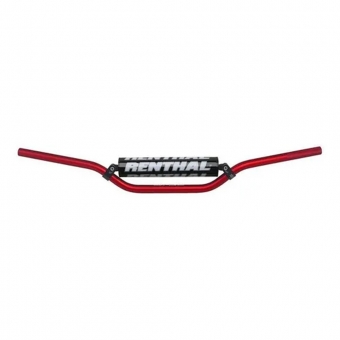 Guidão Renthal 7/8 Carmichael Médio Vermelho