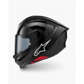 Capacete Alpinestars Sr7 Solid Preto Brilhante