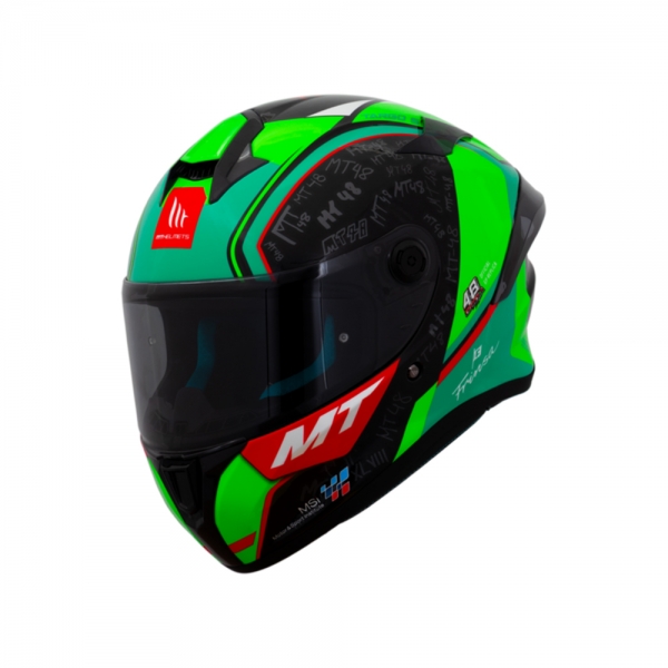Capacete MT Targo S - Ivan Ortola 2024 B6 Verde
