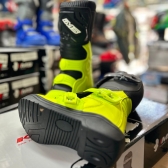 Bota IMS Track Infantil Trilha Motocross - Amarelo Fluor Preto