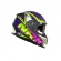 Capacete Norisk FF302 Soul II Control Preto Fosco Rosa