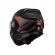 Capacete Articulado LS2 Advant X - Oblivion Preto Vermelho Fosco