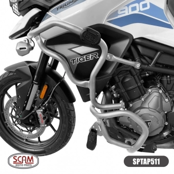 Protetor de Motor e Carenagem com Pedaleira Scam Triumph Tiger 900