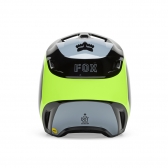 Capacete Fox MX V1 Flow - Preto Fluor