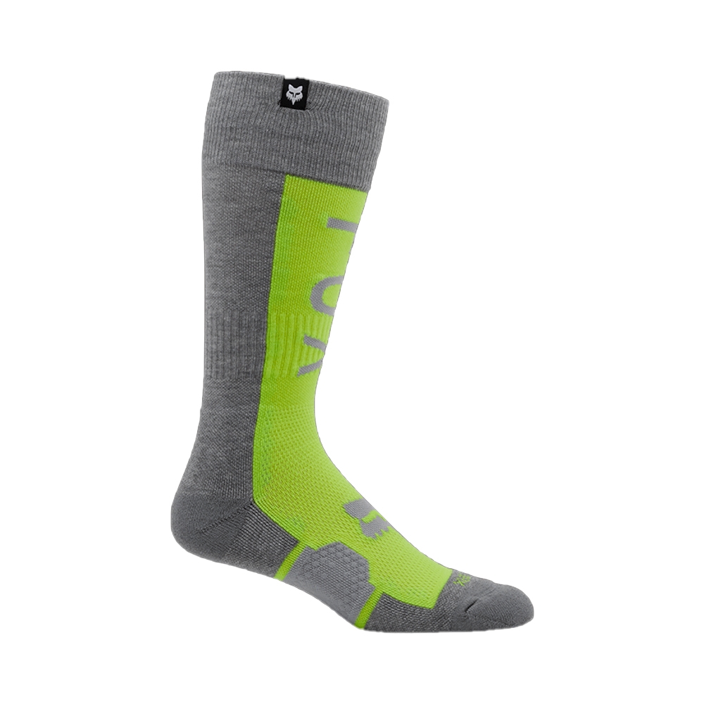 Meia Fox MX 360 Divider Laranja - Cinza