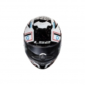 Capacete LS2 FF808 Stream II - Maze Branco Preto