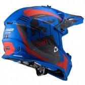 Capacete LS2 MX437 - Alpha Azul Fosco