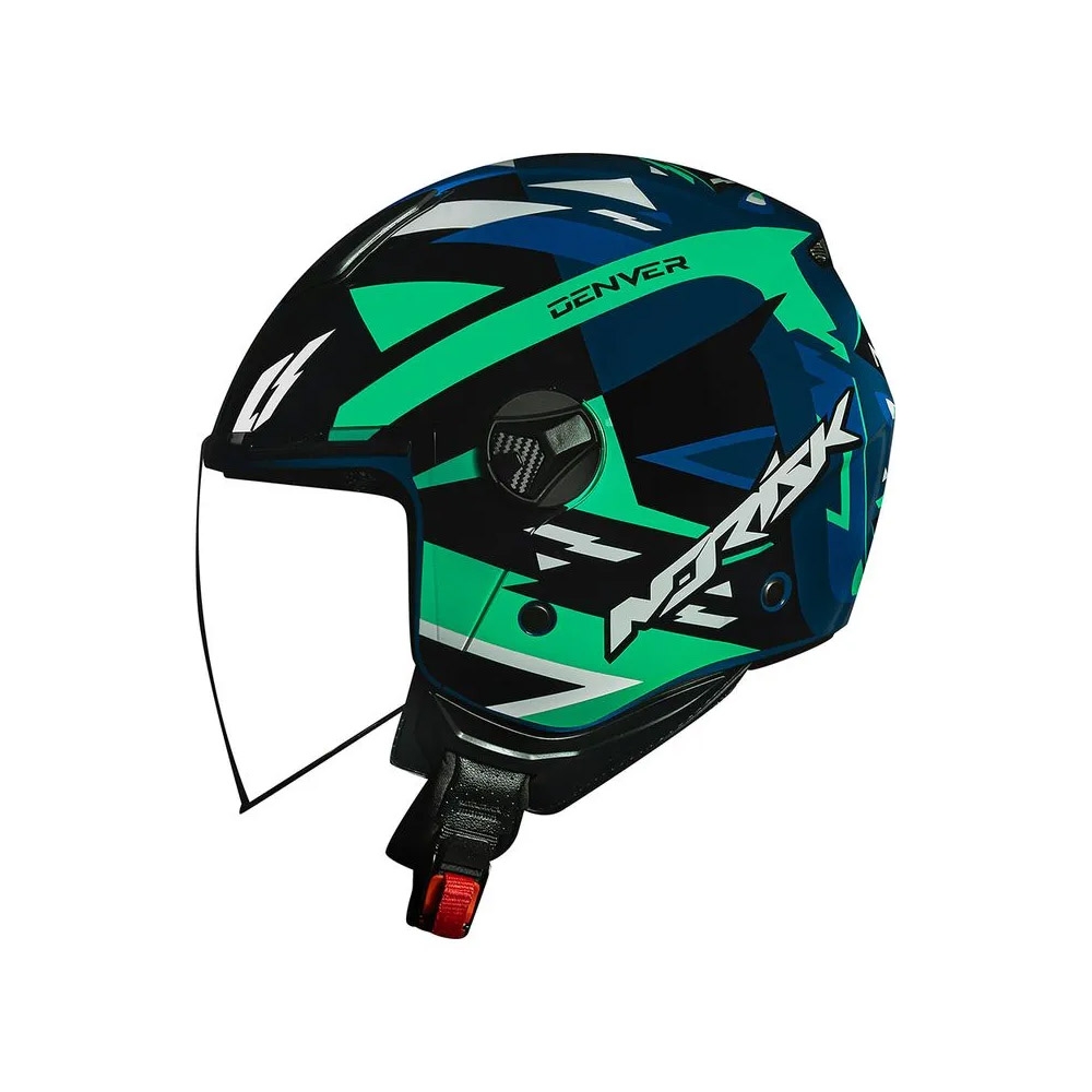 Capacete Norisk Orion - Denver Azul Verde